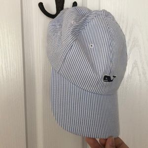 Vineyard Vines seersucker baseball hat